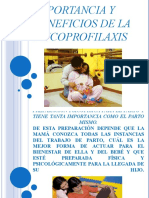 4. IMPORTANCIA Y BENEFICIOS DE LA PSICOPROFILAXIS