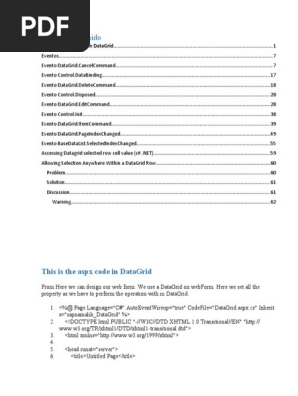 Tabla Grid