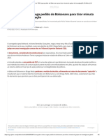 Corregedor Do TSE Nega Pedido de Bolsonaro para Tirar Minuta Do Golpe de Investigação - Política - G1