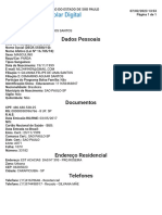 Dados pessoais de Matheus Lima Aguiar dos Santos