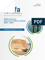 2022 IFA Short Term Outlook Report 2022-2023