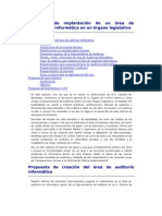 Propuesta auditoría en informática en un órgano legislativo