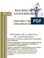 Principios de anestesiología: evaluación, analgesia y bloqueos