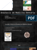 Anestesia em Medicina Dentária