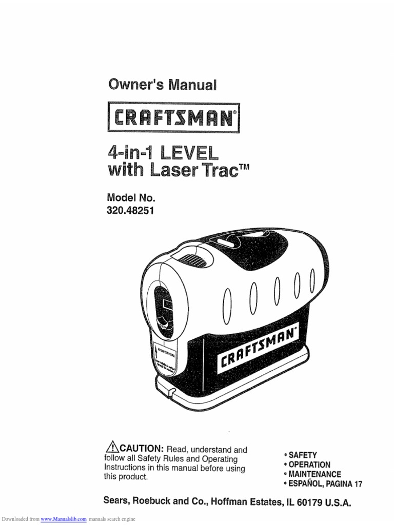 Craftsman Laser Trac Download Free PDF Tripod (Photography) Glasses