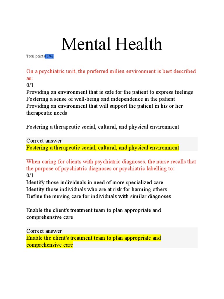 CBT - Mental Health Edited | PDF | Mental Disorder | Grief