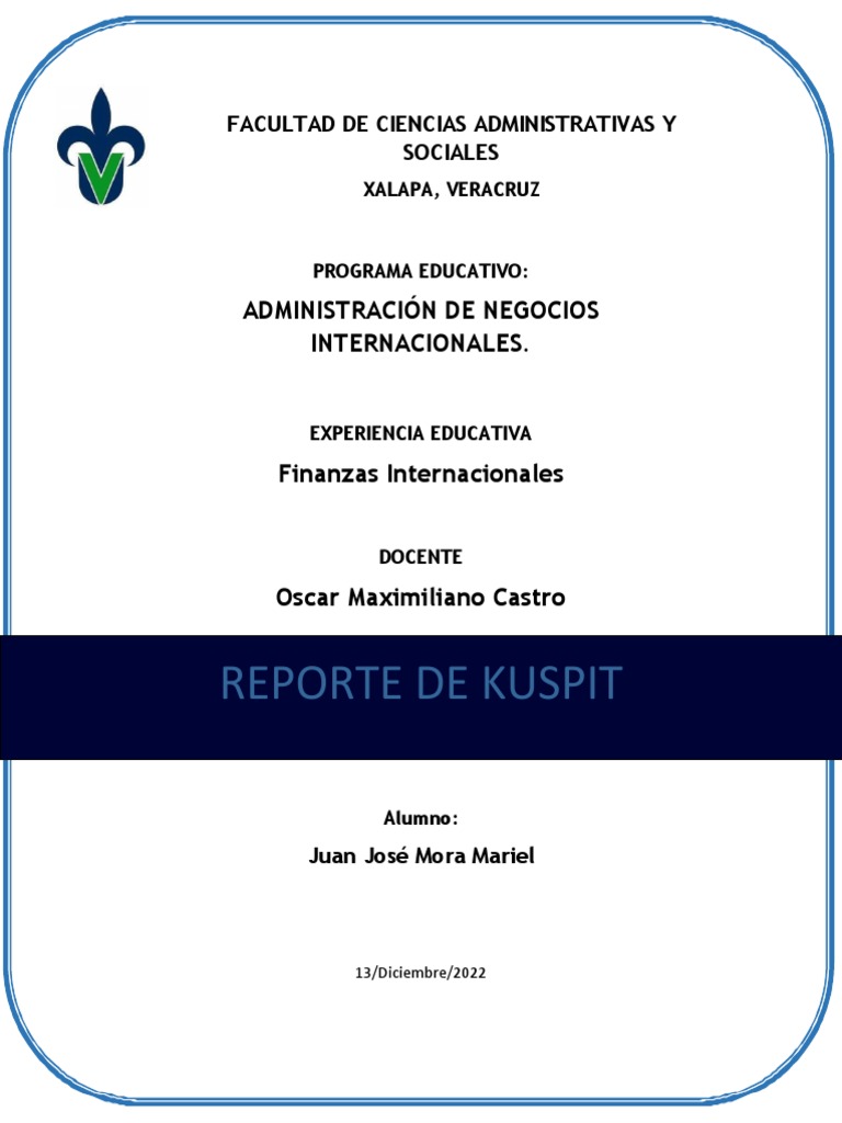 Qué es Kuspit y su funcionamiento | PDF | Compartir (Finanzas ...