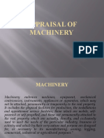 Appraisal of Machinery