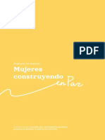 Mujeres Construyendo en Paz - Módulo 4