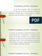 Principio Fundamental - Integridad