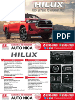 Catalogo Hilux 2022