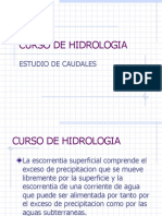 Curso de Hidrologia Caudales