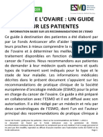 Ovarian Cancer Guide Pour Les Patients