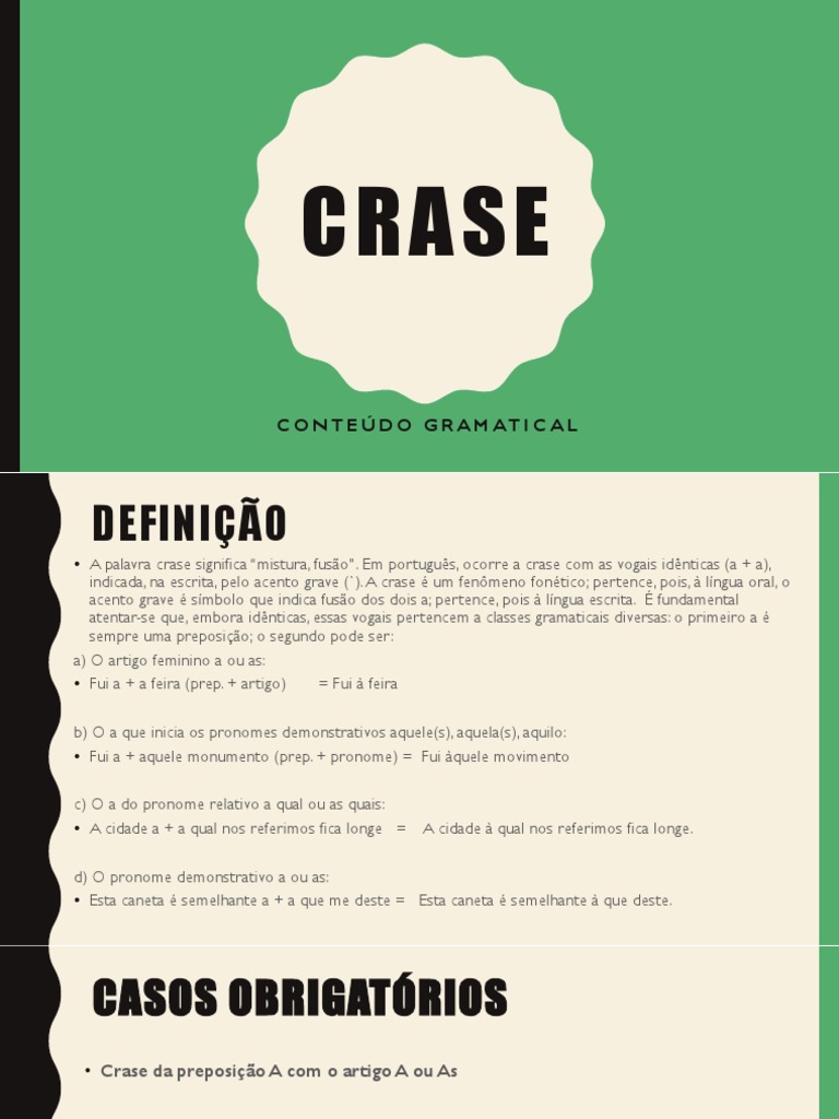 Crase + pronome relativo