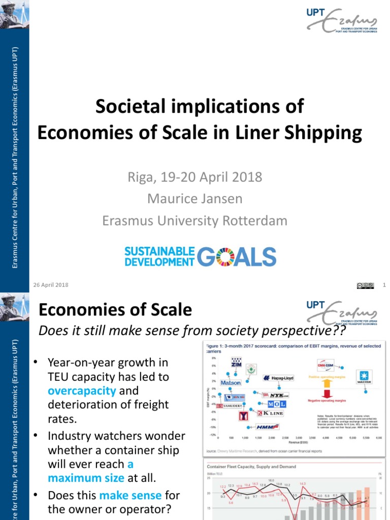 Economies of Scale Shipping | PDF | Economies Of Scale | Port