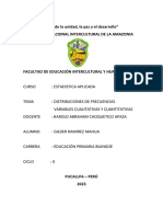 Trabajo de Tabla de Frecuencia - Estadistica Aplicada