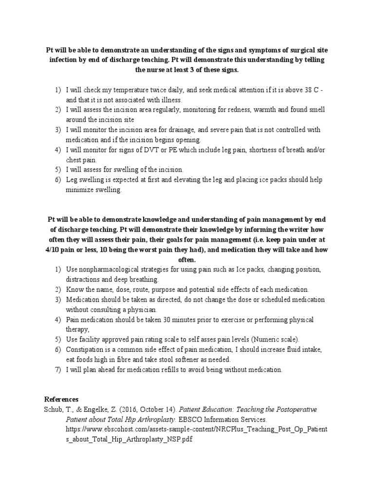 Discharge Teaching PDF