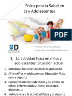 0 La Actividad Física en Niños y Adolescentes (Situación Actual)