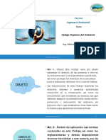 Código Orgánico del Ambiente: Objeto y Ámbito de Aplicación