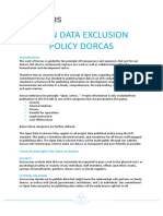 Open Data Exclusion Policy Dorcas