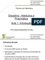 Disciplina - Hidráulica e Pneumática Aula 1 - Introdução