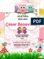 Agenda 2020-2021 César Benavides
