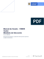 Vumen - Gestor - Manual de Usuario Mineducación