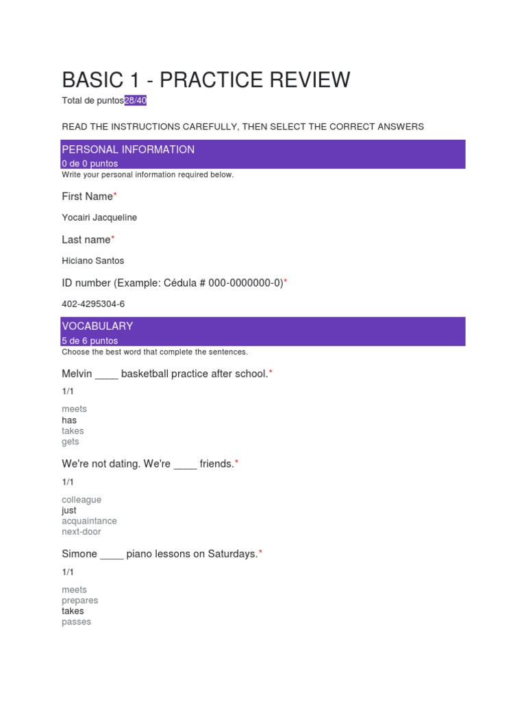 Basic 1 | PDF