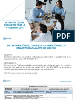 Tarea 1. Intención de Los Requisitos de SGC ISO 9001 2015