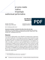 El Audiovisual Como Medio Sociocomunicativo