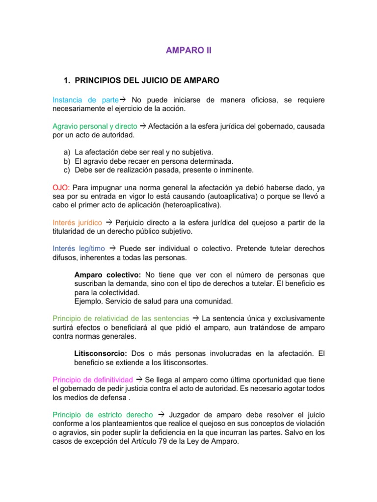 Agravio Personal en Juicio de Amparo | PDF | Sentencia (ley) | Ley procesal