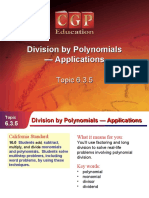 10division of Polynomials-Application