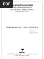 Download Geometria Analtica - Ponto Plano e Reta by Guilherme Starling SN62444125 doc pdf