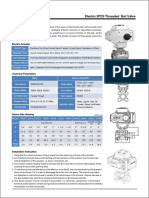 Covna Electric 3 Piece Ball Valve Catalog