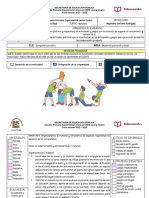 Planeación de Educación Física. Alejandra Santana