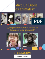 Que Dice La Biblia de Los Animales