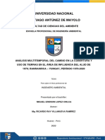 Universidad Nacional Santiago Antúnez de Mayolo: Facultad de Ciencias Del Ambiente