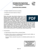 Guía de estudio para examen de Operador de Servicios de Lavandería