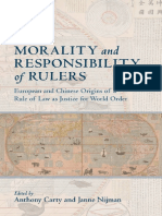 Anthony Carty - Morality and Responsibility of Rulers - European and Chinese Origins of A Rule of Law As Justice For World Order-Oxford University Press, USA (2018)