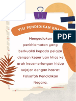 VISI MISI PENDIDIKAN KHAS