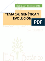 2º Bachillerato Biología TEMA 14 LOMCE