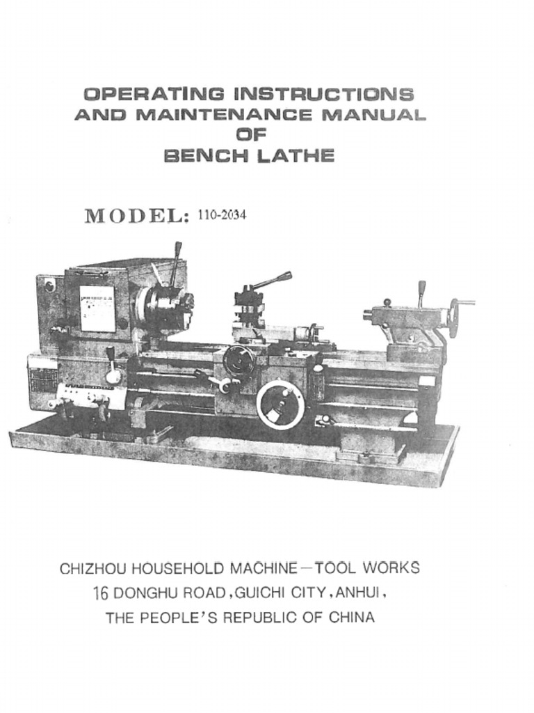 Enco 110 2033 & 2034 Manual PDF