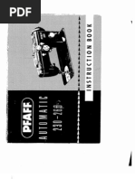 Pfaff 360 261 Manual