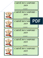 Carnê Do Campore 2019
