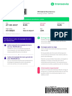 Transavia Boardingpass Gabriel Ruiz Herrera