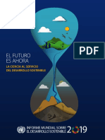 El Futuro Es Ahora "La Ciencia Al Servicio Del Desarrollo Sostenible".Informe Mundial Sobre El Desarrollo Sostenible 2019. ONU 2019
