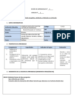 Esqueleto de La Sesion de Aprendizaje2023