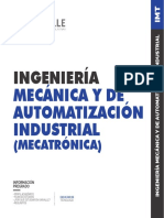 Ingeniería: Mecánica Y de Automatización Industrial