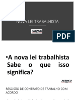 Novas regras trabalhistas