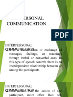 Interpersonal Communication q2
